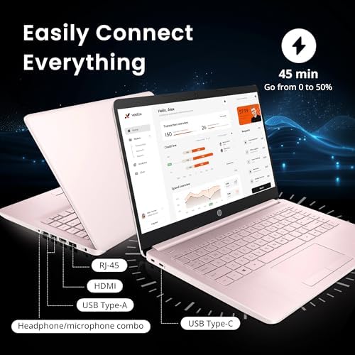 HP Stream Laptop Intel N4000 4GB 64GB eMMC 14 Inch WLED Win 10 S with Office 365 1 Year