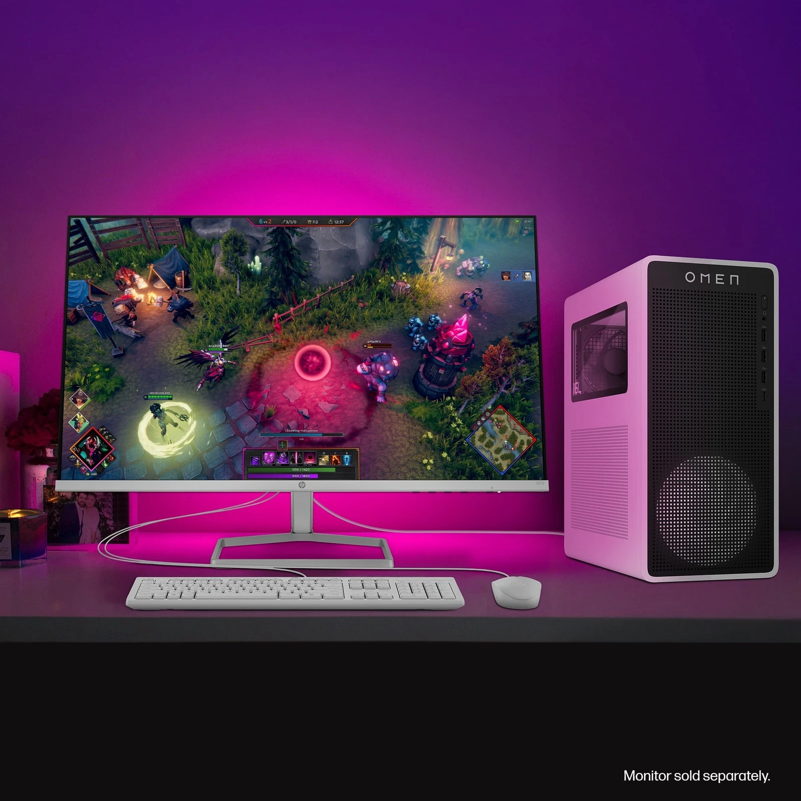 HP TG03 0003W OMEN 16L Gaming Desktop i5 14400F 2 5GHz NVIDIA GeForce RTX 4060