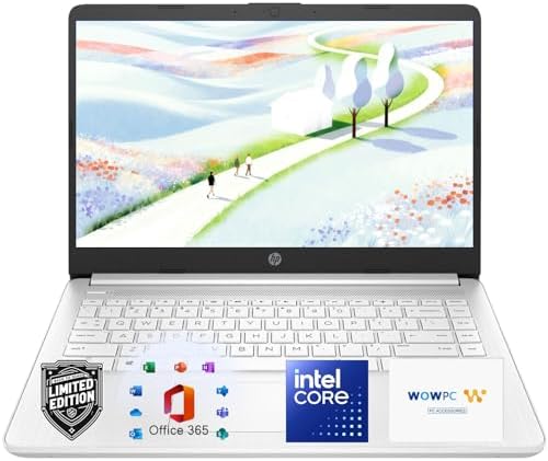 HP Ultrabook Laptop with Copilot AI & Office 365   Intel High Performance CPU   8GB RAM   1 3TB Storage  320GB SSD and 1TB OneDrive    Windows 11 w/o Earbuds