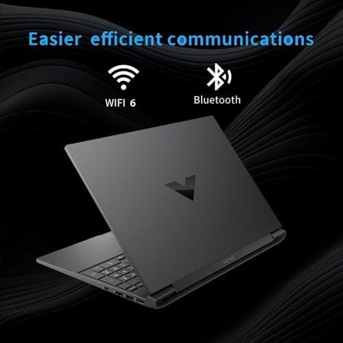 HP Victus 144Hz 15 6 FHD Gaming Laptop  AMD Ryzen 5 7535HS Processor  Radeon RX 6550M  Beats Nvidia GeForce RTX 3050   8GB RAM 512GB SSD  Backlit Keyboard  Windows 11 Pro  Mica Silver