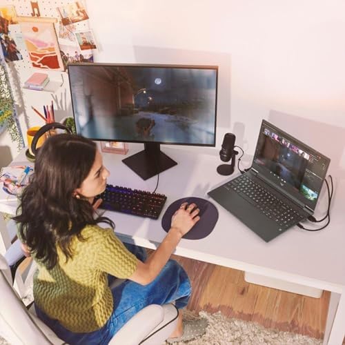 HP Victus 144Hz 15 6 FHD Gaming Laptop  AMD Ryzen 5 7535HS Processor  Radeon RX 6550M  Beats Nvidia GeForce RTX 3050   8GB RAM 512GB SSD  Backlit Keyboard  Windows 11 Pro  Mica Silver