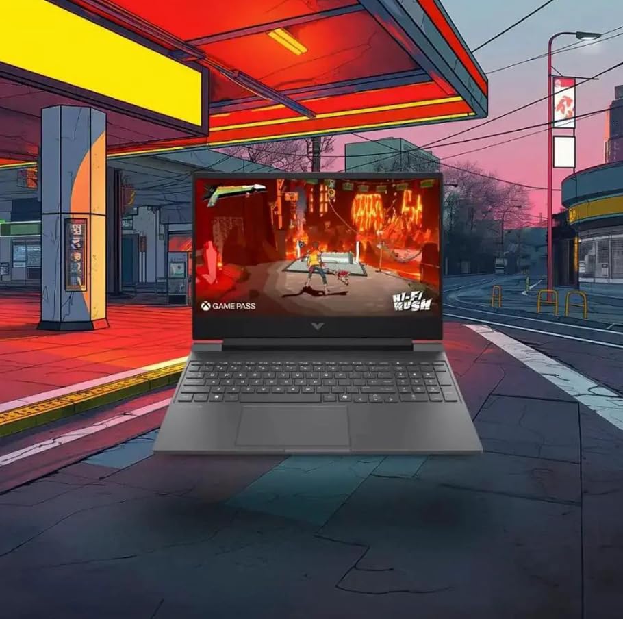 HP Victus 15 6 144Hz Full HD Gaming Laptop   AMD Ryzen 7 7445HS  NVIDIA GeForce RTX 4050 Copilot  Backlit  16GB RAM DDR5   512GB SSD  Mica Silver  Windows 11 Home  Bundle with Mouse Pad