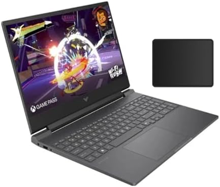 HP Victus 15 6 144Hz Full HD Gaming Laptop   AMD Ryzen 7 7445HS  NVIDIA GeForce RTX 4050 Copilot  Backlit  16GB RAM DDR5   512GB SSD  Mica Silver  Windows 11 Home  Bundle with Mouse Pad