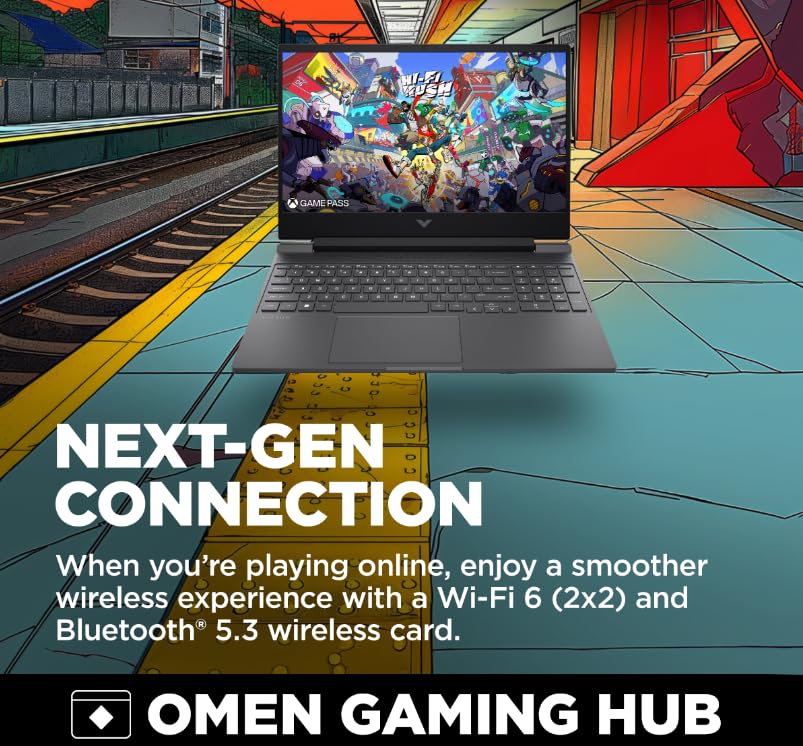 HP Victus 15 6 FHD 144Hz Gaming Laptop  AMD Ryzen 5 7535HS  AMD Radeon RX 6550M  Beats RTX 2050   Backlit Keyboard  Windows 11 Home  w/Cloth  16GB RAM  512GB PCIe SSD