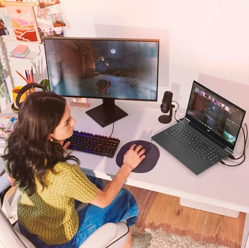 HP Victus 15 6 FHD 144Hz Gaming Laptop  AMD Ryzen 5 7535HS  AMD Radeon RX 6550M  Beats RTX 2050   Backlit Keyboard  Windows 11 Home  w/Cloth  16GB RAM  512GB PCIe SSD
