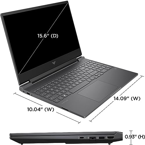 HP Victus 15 6 Full HD 144Hz Gaming Laptop   AMD Ryzen 5 7535HS   NVIDIA GeForce RTX 2050   8GB RAM DDR5  512GB SSD   Backlit   Windows 11 Home   Bundle with 64GB USB Flash Drive  Mica Silver
