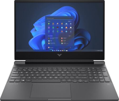 HP Victus 15 6 Full HD 144Hz Gaming Laptop   AMD Ryzen 5 7535HS   NVIDIA GeForce RTX 2050   8GB RAM DDR5  512GB SSD   Backlit   Windows 11 Home   Bundle with 64GB USB Flash Drive  Mica Silver