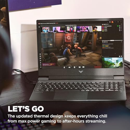 HP Victus 15 6 Full HD 144Hz Gaming Laptop  Intel Core i5 12450H  NVIDIA GeForce RTX 3050 16GB RAM  512GB PCIe SSD  Wi Fi 6  Backlit Keyboard Windows 11 Pro  Performance Blue