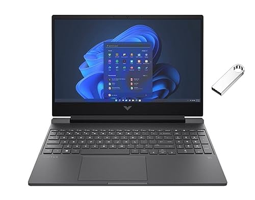 HP Victus 15 6 Full HD 144Hz Gaming Laptop   AMD Ryzen 5 7535HS   NVIDIA GeForce RTX 2050   8GB RAM DDR5  512GB SSD   Backlit   Windows 11 Home   Bundle with 64GB USB Flash Drive  Mica Silver