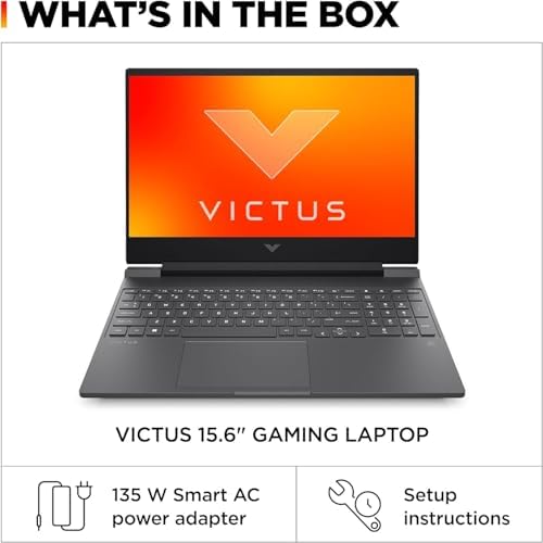 HP Victus 15 6 Full HD 144Hz Gaming Laptop  Intel Core i5 12450H  NVIDIA GeForce RTX 3050 16GB RAM  512GB PCIe SSD  Wi Fi 6  Backlit Keyboard Windows 11 Pro  Performance Blue