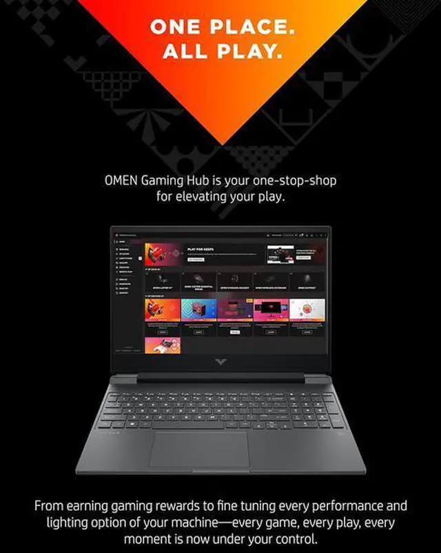 HP Victus 15 6" Gaming Laptop FHD 144Hz Disply Intel Core i5 13420H  Beat i7 1355U  NVIDIA GeForce RTX 4050 GPU 6GB 16GB RAM 512GB PCIe SSD  Backlit KB USB C HDMI Windows 11 Home/HUB