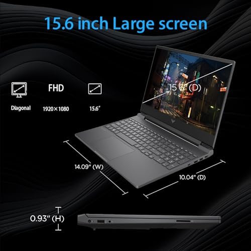 HP Victus 15 6 Ryzen 5 Gaming Laptop  15 6 FHD 144Hz  Ryzen 5 7535HS  Beats Intel i5 13420H   AMD Radeon RX 6550M  Beats Nvidia GeForce RTX 3050   16GB DDR5 RAM  512GB SSD  Backlit KB  Windows 11 Home