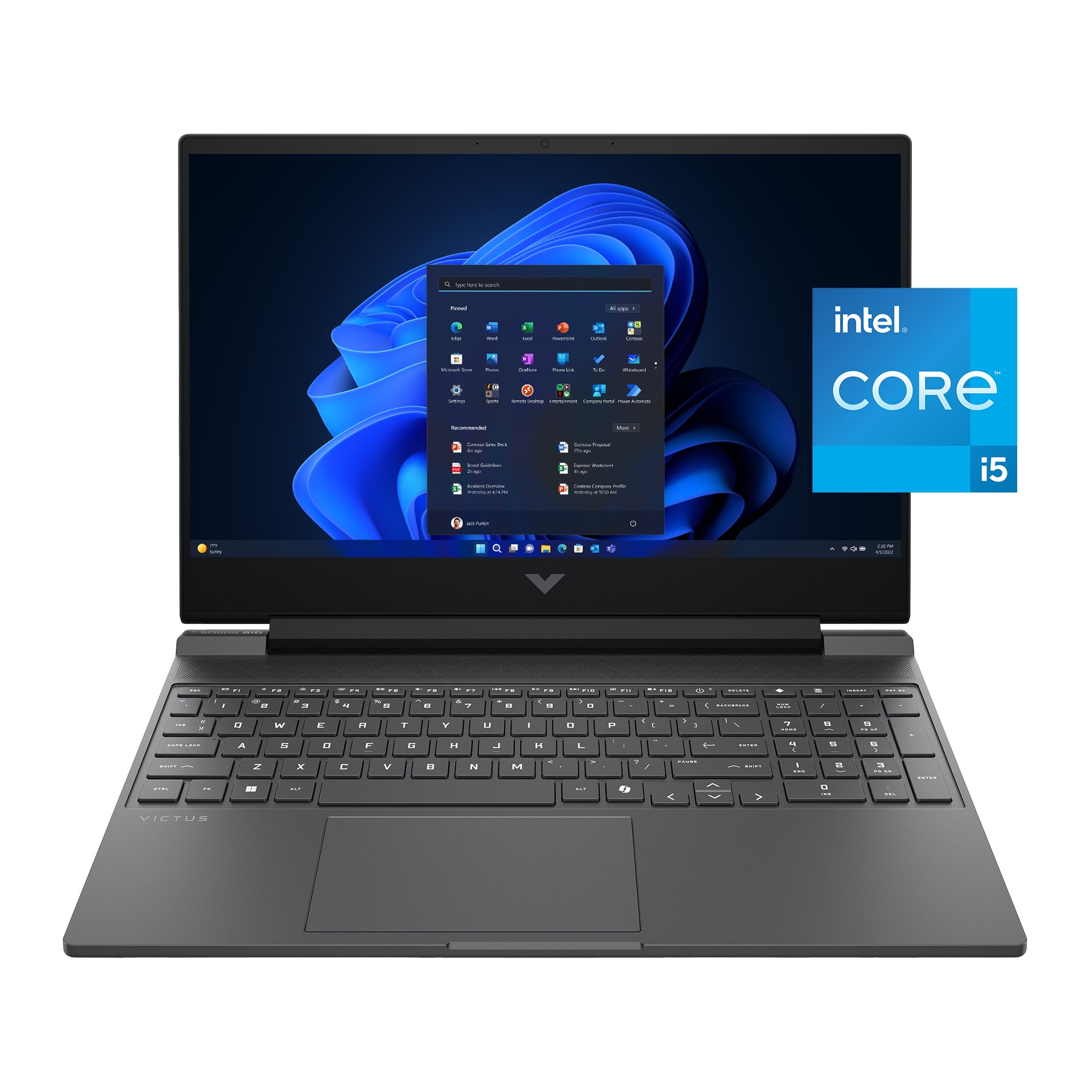 HP Victus 15,6 Pulgadas FHD 144Hz IPS Windows Laptop Intel Core i5-13420H 16GB RAM 512GB SSD RTX 4050 Mica Plateada