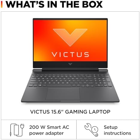 HP Victus 15 6 inch Laptop  FHD 144Hz Display  Intel Core i5 12500H  16 GB RAM  512 GB SSD  NVIDIA GeForce RTX 4050 GPU  6 GB Dedicated   Windows 11 Home  15 fa1040nr  2023 
