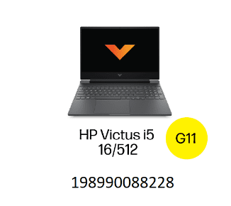 HP Victus 15 6 inch FHD 144Hz IPS Win 11 Gaming Laptop Intel Core i5 13420H 16GB RAM 512GB SSD RTX 4050 Mica Silver