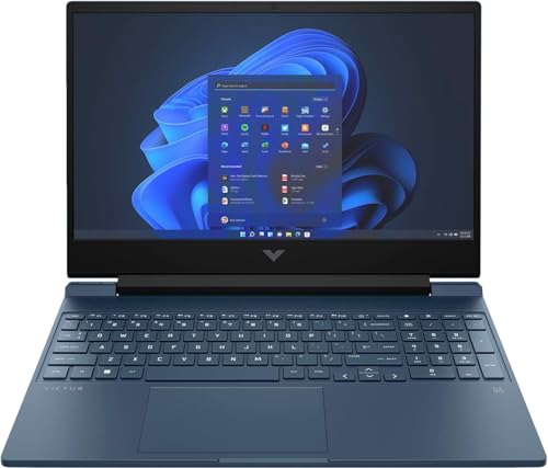 HP Victus 15 - Laptop para juegos 15.6 FHD IPS antirreflejos 144Hz Intel 8-core i5-12450H (Beat i7-11800H) 16GB RAM 512GB SSD GeForce RTX 3050 retroiluminado B&O carga rápida Win11 con accesorio ICP