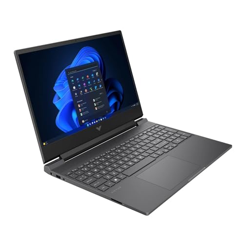 HP Victus Gaming Laptop  15 6 FHD 144Hz Display  AMD Ryzen 5 8645HS  32GB DDR5 RAM  1TB SSD  NVIDIA GeForce RTX 4050  6GB GDDR6   HDMI  Webcam  Backlit Keyboard  Wi Fi 6  Windows 11 Home  Mica Silver