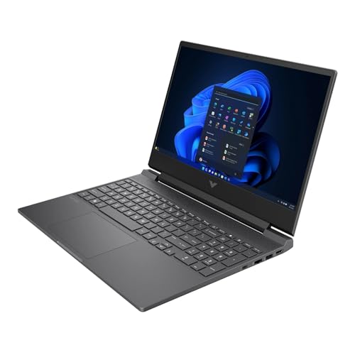 HP Victus Gaming Laptop  15 6 FHD 144Hz Display  AMD Ryzen 5 8645HS  32GB DDR5 RAM  1TB SSD  NVIDIA GeForce RTX 4050  6GB GDDR6   HDMI  Webcam  Backlit Keyboard  Wi Fi 6  Windows 11 Home  Mica Silver