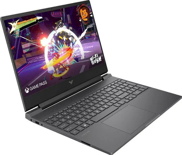 HP - Laptop para juegos Victus de 15.6" Full HD - AMD Ryzen 5-7535HS - Memoria DDR5 de 8 GB - AMD Radeon RX 6550M - SSD de 512 GB - Plata mica
