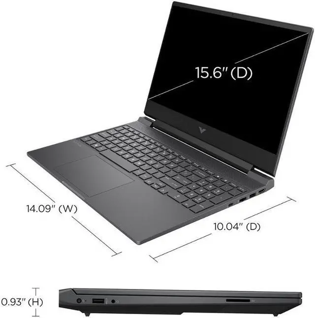 HP - Laptop para juegos Victus de 15.6" Full HD - AMD Ryzen 5-7535HS - Memoria DDR5 de 8 GB - AMD Radeon RX 6550M - SSD de 512 GB - Plata mica