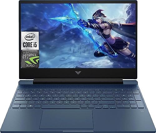 HP   Victus 15 6 Full HD 144Hz Gaming Laptop   Intel Core i5 13420H   8GB Memory   NVIDIA GeForce RTX 3050 512GB SSD   Performance Blue