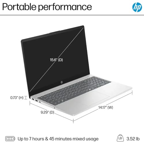 HP - Portátil para juegos Victus de 15.6" - AMD Ryzen 5 7535HS - Memoria de 8 GB - NVIDIA GeForce RTX 2050-512GB SSD - Mica Silver