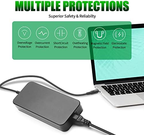 HSXIRQA 120W AC Charger Compatible with Msi GF63 Thin 10th 11th 12th GV15 Thin 11th Cyborg 14 15 12th 13th Cyborg 15 AI A1VEK MS 16R4 MS 16R5 MS 16R6 MS 16R7 MS 16R8 Laptop