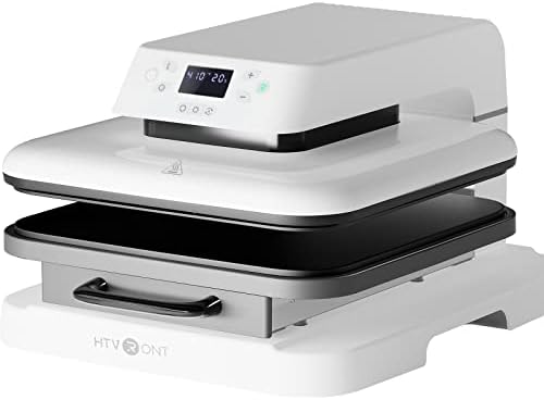 HTVRONT Auto Heat Press Machine for T Shirts   15x15 Smart T Shirt Press Machine with Auto Release   Professional Heat Press for Sublimation  Vinyl  Heat Transfer Projects