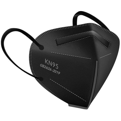 HUHETA 50 PCs KN95 Face Mask  5 Layer Face Mask Filter Efficiency 95 