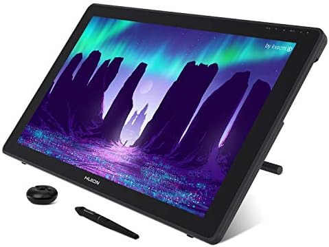 HUION KAMVAS 22 Tableta de dibujo con pantalla 120% sRGB PW517 soporte ajustable sin batería, lápiz capacitivo de 21.5 pulgadas para Windows PC, Mac, Android