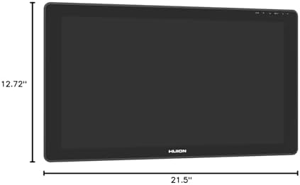 HUION KAMVAS 22 Tableta de dibujo con pantalla 120% sRGB PW517 soporte ajustable sin batería, lápiz capacitivo de 21.5 pulgadas para Windows PC, Mac, Android
