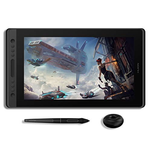 HUION KAMVAS Pro 16 Graphics Drawing Tablet with Screen Full Laminated Graphics Monitor with Battery Free Stylus Tilt 8192 Pen Pressure 6 Hot Keys Touch Bar   15 6inch Graphic Tablet for PC/MAC/Linux