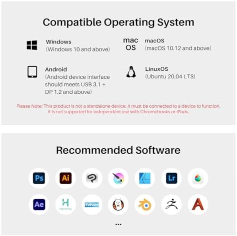 HUION Kamvas 13  Gen 3  Drawing Tablet with Screen 13 3 Full Laminated Art Tablet with Anti Sparkle Canvas Glass 2 0  99  sRGB  PenTech 4 0  16384 Pen Pressure  Dual Dial for PC  Mac  Android  Black