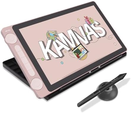 HUION Kamvas 13  Gen 3  Drawing Tablet with Screen 13 3 Full Laminated Art Tablet with Anti Sparkle Canvas Glass 2 0  99  sRGB  PenTech 4 0  16384 Pen Pressure  Dual Dial for PC  Mac  Android  Black