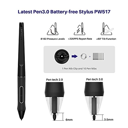 HUION Kamvas 24 Plus 2 5K QHD Graphic Drawing Tablet with Screen 140 sRGB Full Laminated QD Drawing Monitor with Battery Free Stylus 8192 Pen Pressure Tilt for PC Mac Android 23 8inch Pen Display