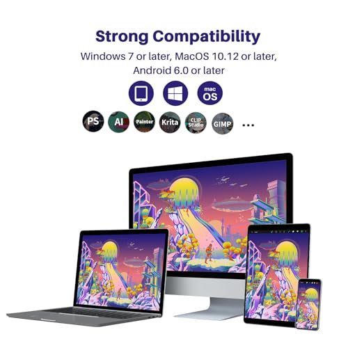 HUION Kamvas 24 Plus 2 5K QHD Graphic Drawing Tablet with Screen 140 sRGB Full Laminated QD Drawing Monitor with Battery Free Stylus 8192 Pen Pressure Tilt for PC Mac Android 23 8inch Pen Display