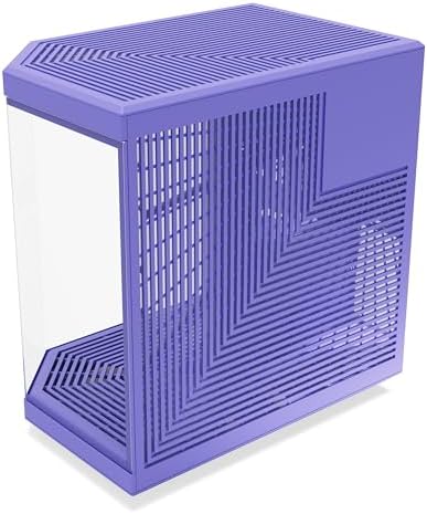 HYTE Y40 Modern Aesthetic Panoramic Tempered Glass Mid Tower ATX Computer Gaming Case with PCIE 4 0 Riser Cable Included  Red  CS HYTE Y40 BR 