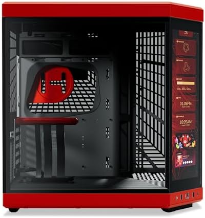 HYTE Y40 S Tier Aesthetic Case ATX Mid Tower Computer Gaming Case   Black