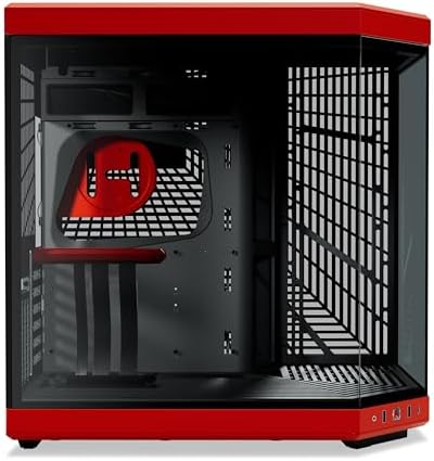 HYTE Y40 S Tier Aesthetic Case ATX Mid Tower Computer Gaming Case   Black
