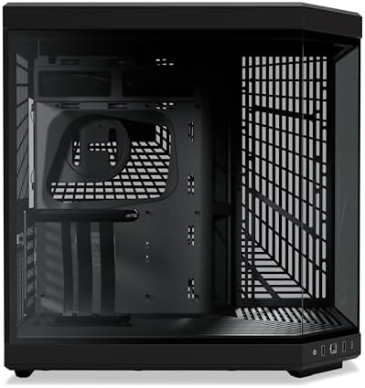 HYTE Y40 S Tier Aesthetic Case ATX Mid Tower Computer Gaming Case   Black