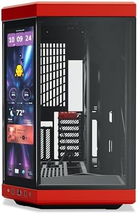 HYTE Y40 S Tier Aesthetic Case ATX Mid Tower Computer Gaming Case   Black