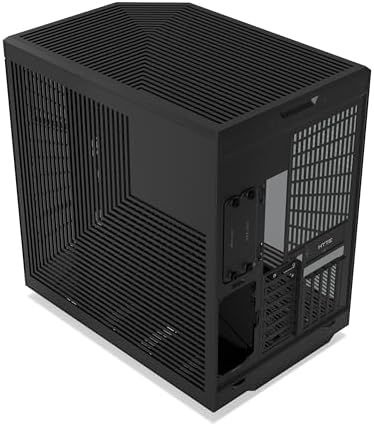 HYTE Y40 S Tier Aesthetic Case ATX Mid Tower Computer Gaming Case   Black