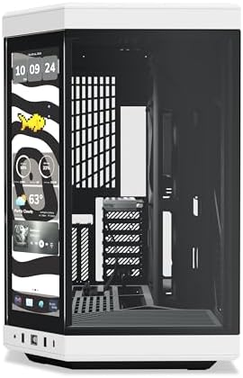 HYTE Y40 S Tier Aesthetic Case ATX Mid Tower Computer Gaming Case   Black