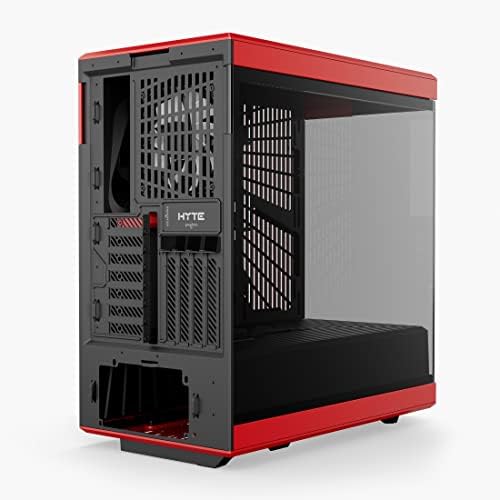 HYTE Y60 Modern Aesthetic Dual Chamber Panoramic Tempered Glass Mid Tower ATX Computer Gaming Case with PCIE 4 0 Riser Cable Included  Snow White  CS HYTE Y60 WW