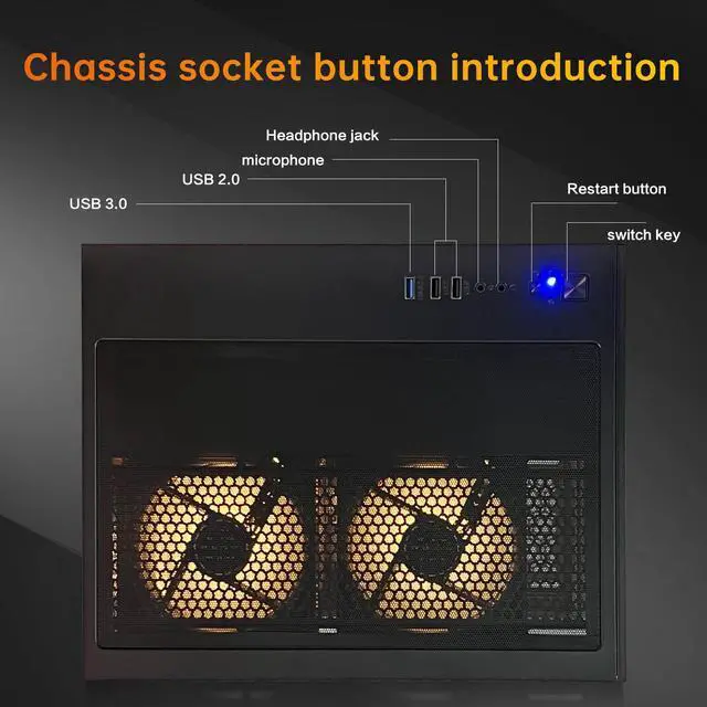 HZG Gaming Desktop Computer PC Intel Core i5 13400F GeForce RTX 5060 8G 32GB RAM and 1TB NVMe M 2 SSD  WiFi6E  ARGB Fan  Prebuilt Gaming PC Tower Windows 11