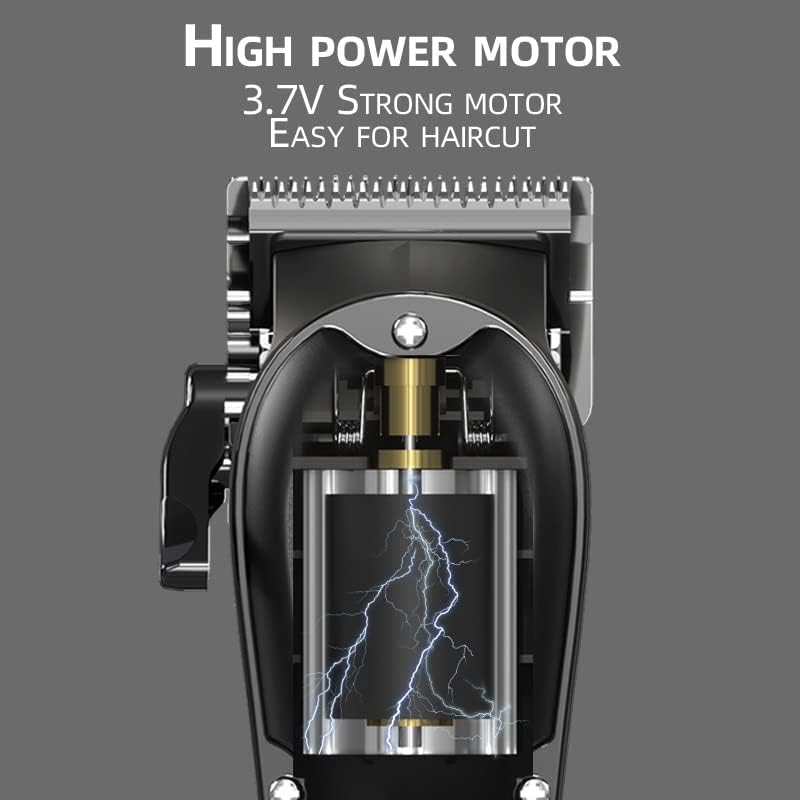 Hair Clippers for Men Professional   Cordless&Corded Barber Clippers for Hair Cutting & Grooming Rechargeable Beard Trimmer