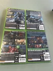 Halo Xbox 360 Game Lot  Halo 3 Halo Wars Halo Reach Halo4 Bundle of Four Games