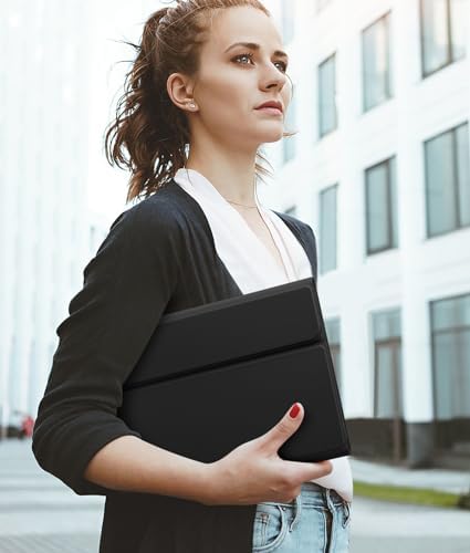 Hamile for iPad 11th 10th Generation Case with Keyboard   7 Colors Backlit Wireless Detachable Folio Keyboard Cover with Pencil Holder for iPad 11 inch A16 2025 10th Gen 10 9 Inch 2022  Black 