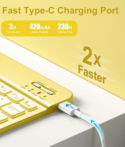 Hamile for iPad 11th 10th Generation Case with Keyboard   7 Colors Backlit Wireless Detachable Folio Keyboard Cover with Pencil Holder for iPad 11 inch A16 2025 10th Gen 10 9 Inch 2022  Black 