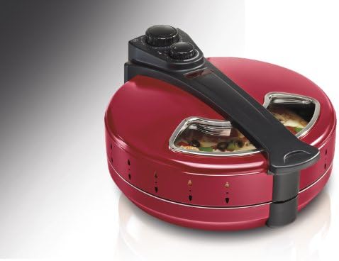 Hamilton Beach 31700 Pizza Maker  12 Inch Pizza Cooker  Red